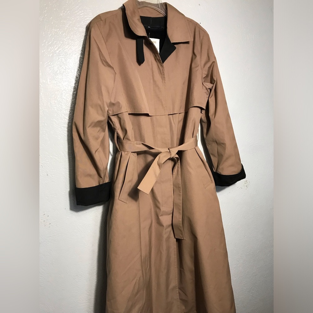 London Fog Removable Lining khaki Belted Trench Jacket 14